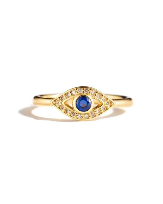 Dainty Evil Eye Ring