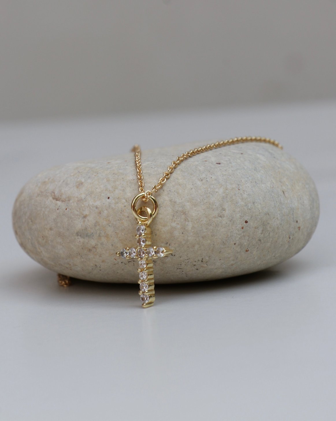 Tiny Cross Necklace