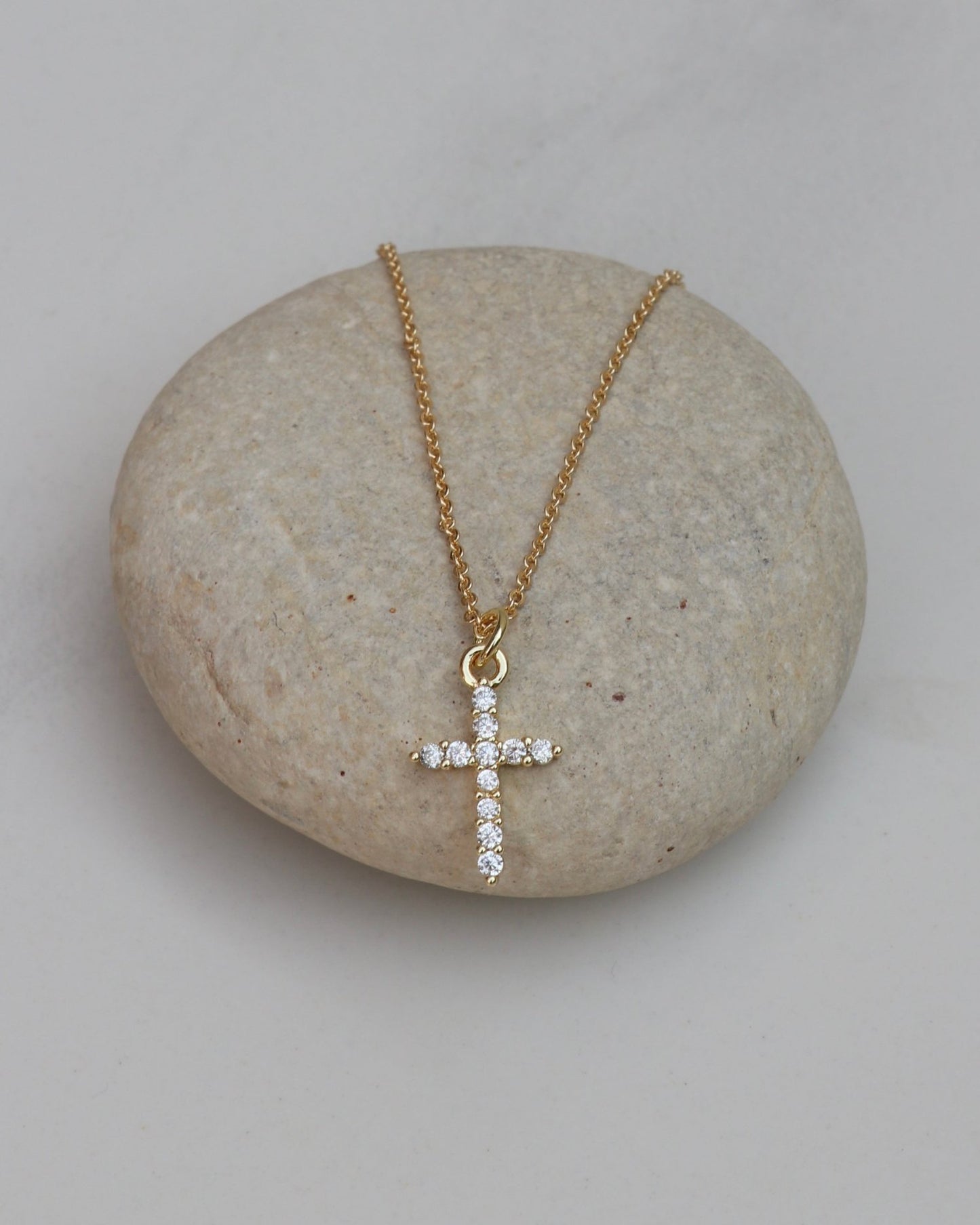 Tiny Cross Necklace