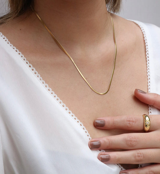 Dainty Herringbone Chain