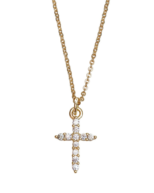 Tiny Cross Necklace