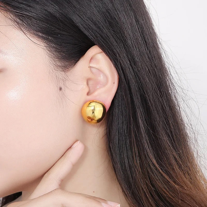 Buy Yellow Gold Earrings for Women by KuberBox Online | Ajio.com