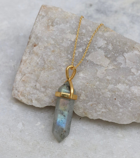 Labradorite Double Terminated Necklace